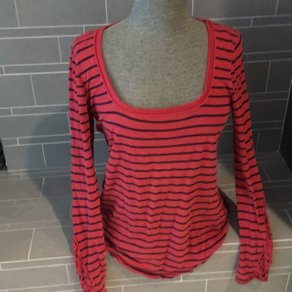 Free People M stripped top